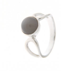 Maansteen, grijs Ring model R9-030